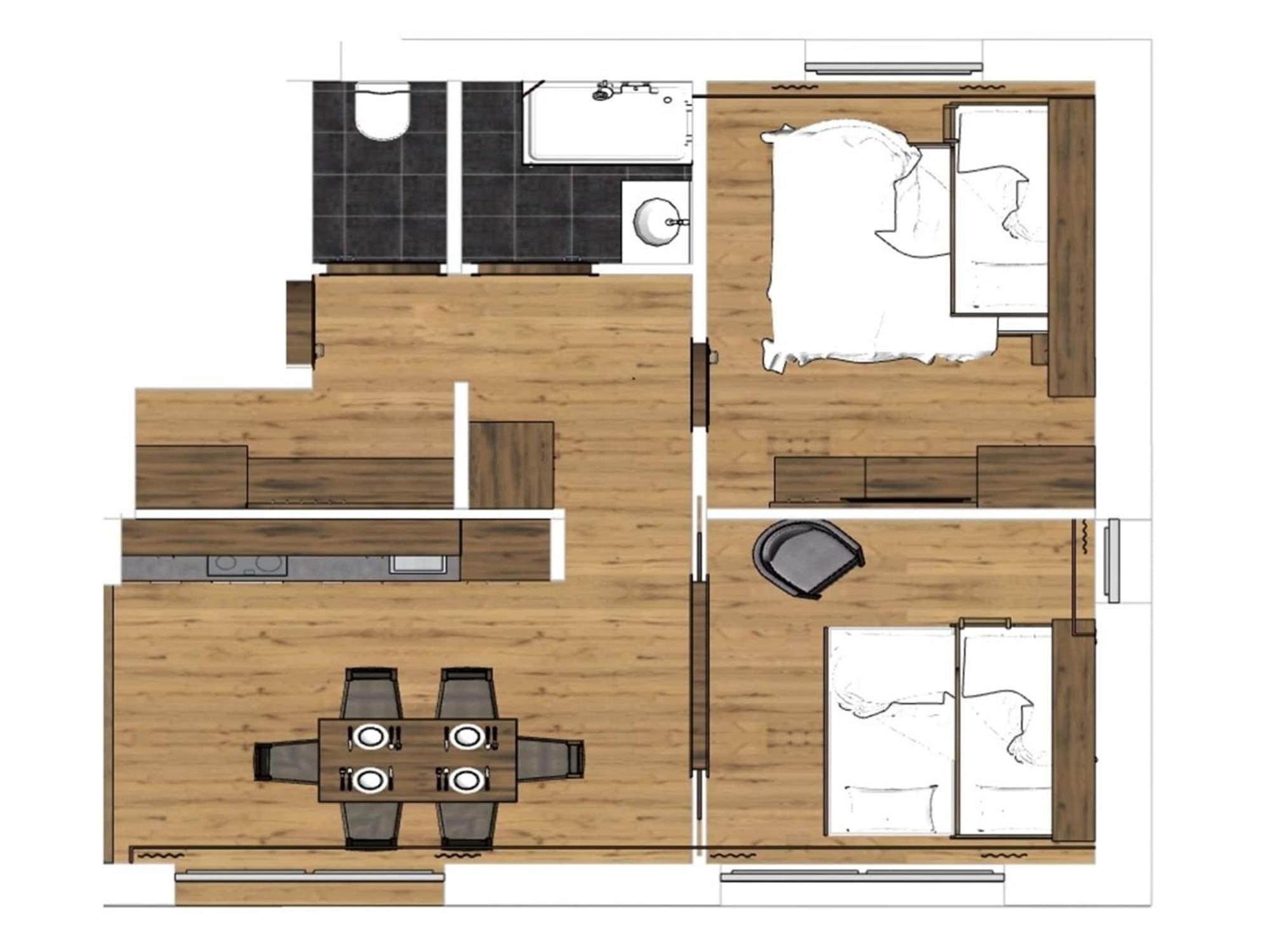 Large Apartment In Sankt Georgen With Balcony Fürstau Esterno foto