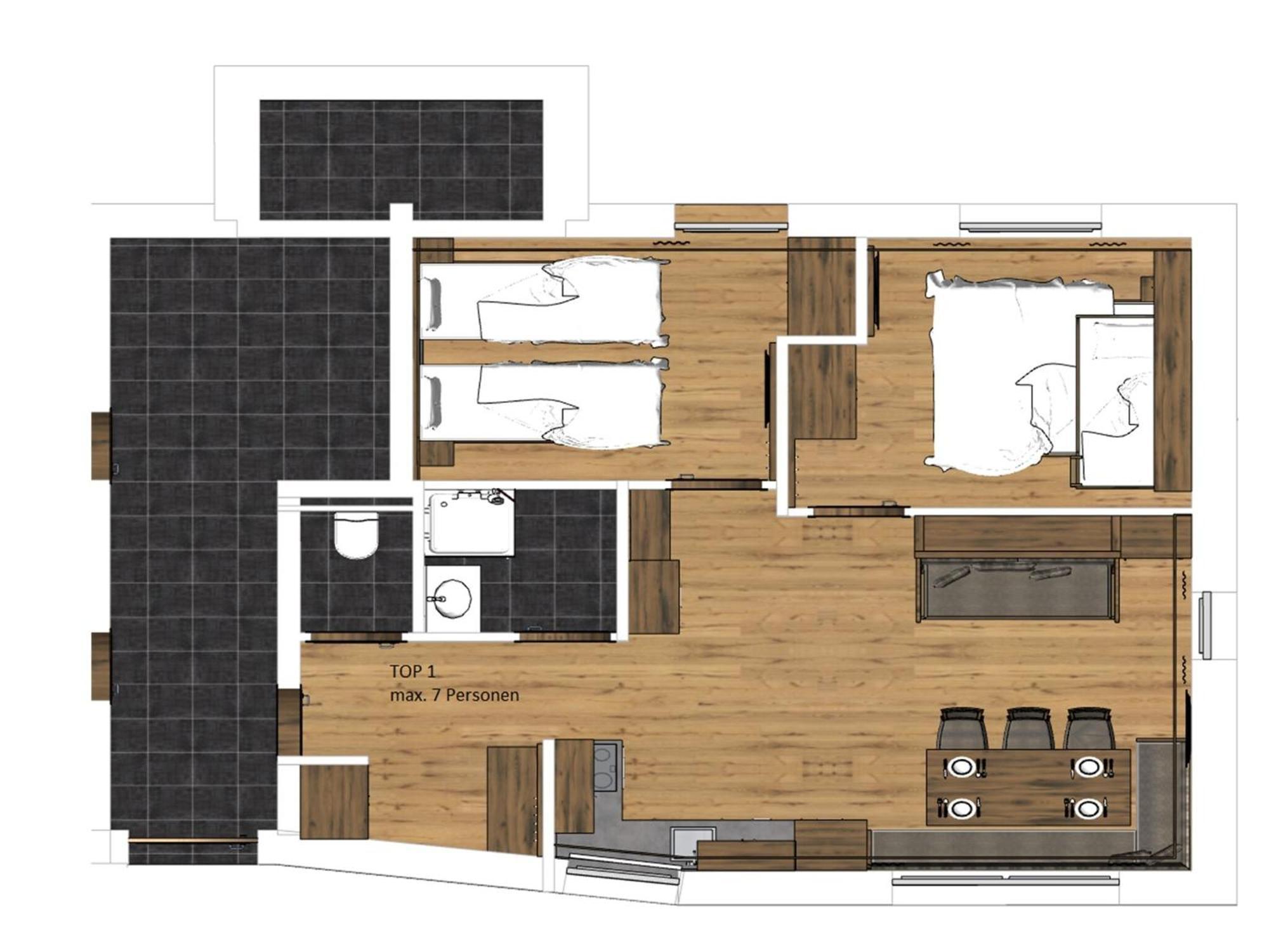Large Apartment In Sankt Georgen With Balcony Fürstau Esterno foto